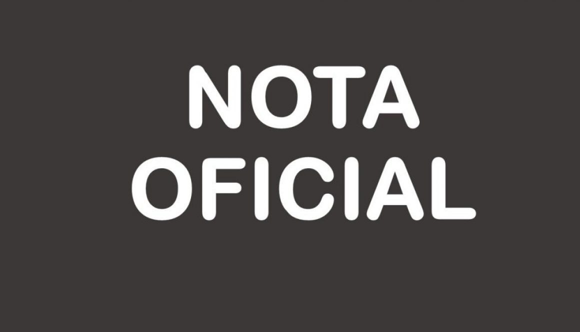 NOTA OFICIAL - padrão