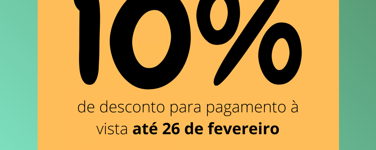 Anuidade com desconto 10%