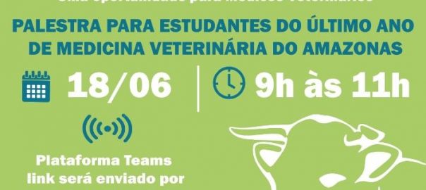 CRMV-AM em parceria com a ADAF realiza palestra virtual para estudantes finalistas de Medicina Veterinária do Amazonas
