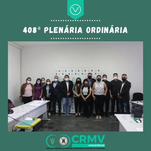 408ª Plenária Ordinária - 12.05.2021