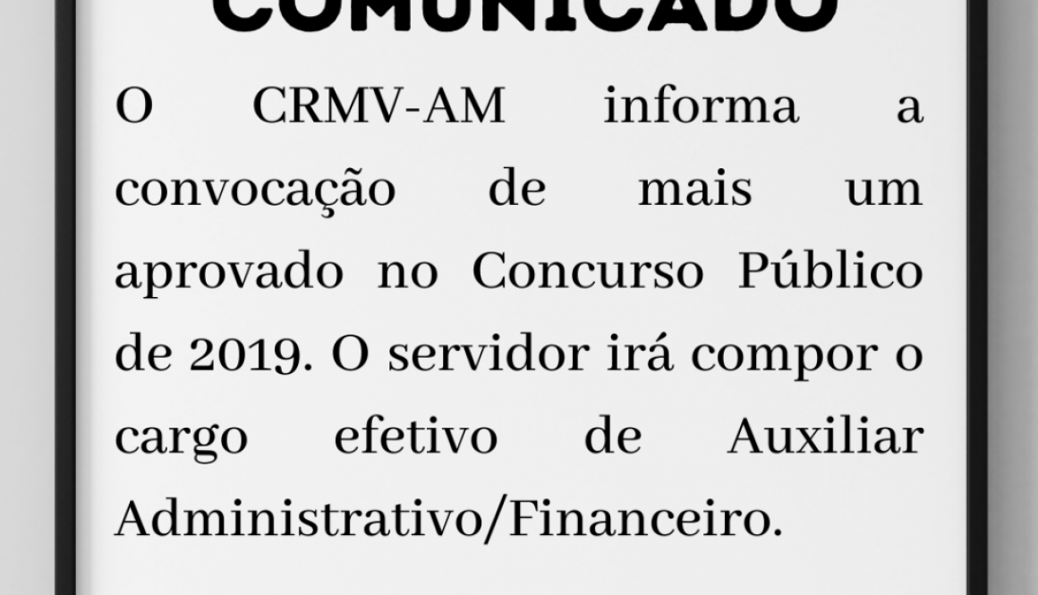 COMUNICADO