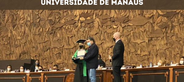 Presidente do CRMV-AM entrega placa de Mérito Acadêmico ” Dr. Haruo Takatani” em Universidade de Manaus