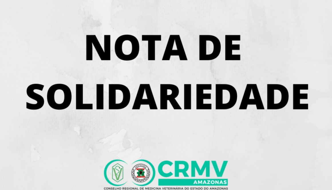 NOTA DE SOLIDARIEDADE