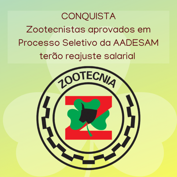 Zootecnistas aprovados em PSS da AADESAM terão reajuste salarial