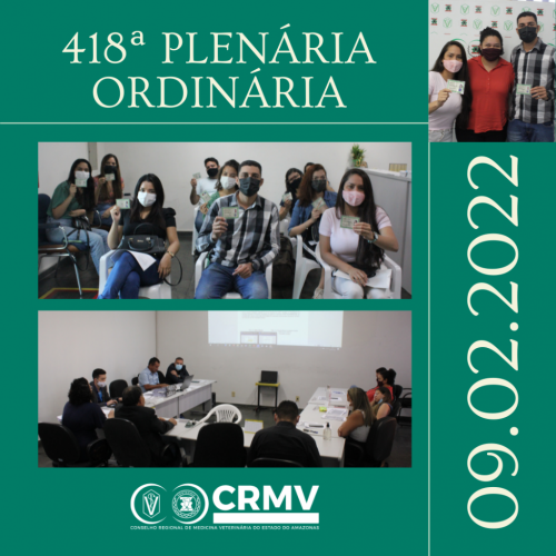 417ª PLENÁRIA ORDINÁRIA