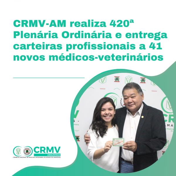 CRMV-AM realiza primeira Plenária Ordinária de 2022 e entrega cinco novas carteiras profissionais (1)