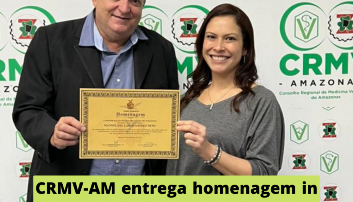 CRMV-AM entrega homenagem in memoriam de médico-veterinário concedida pela Aleam