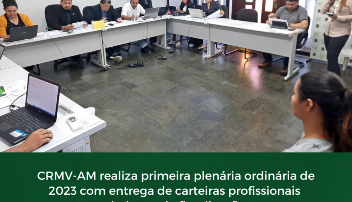 A reunião aconteceu na sede do CRMV-AM